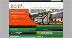 Desktop Screenshot of buildingingoodfaith.org