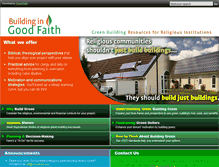 Tablet Screenshot of buildingingoodfaith.org